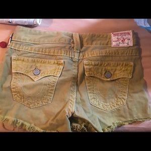 True religion shorts